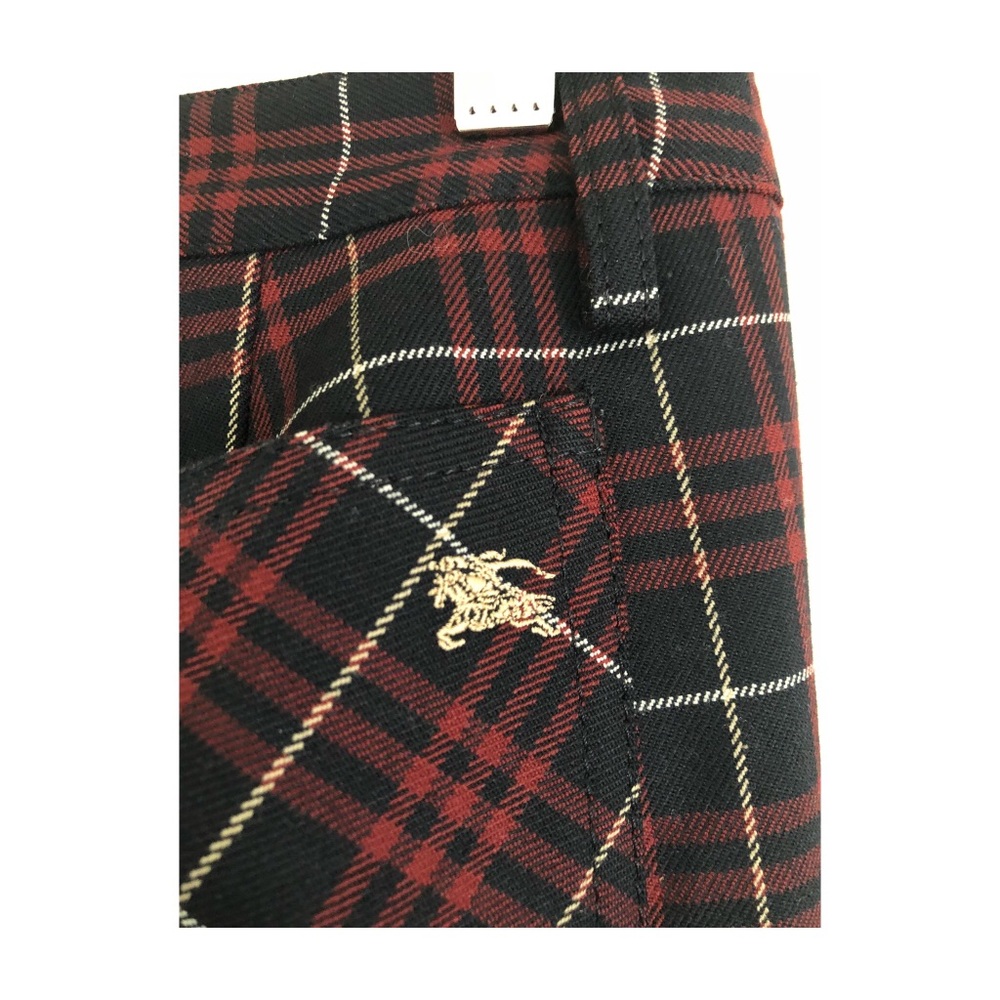 Burberry Blue Label tartan trousers